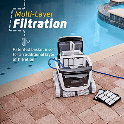 DOLPHIN Explorer E70 Robotic Pool Vacuum Cleaner with Wi-Fi