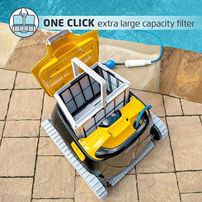 Dolphin Triton PS Robotic Pool Vacuum Cleaner - Ideal for In Ground Swimming Pools up to 50 Feet