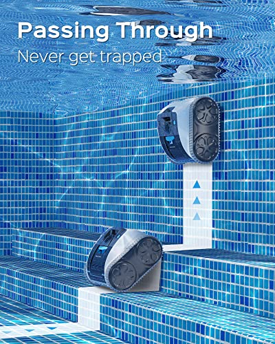 WYBOT Wall Climbing Robotic Pool Cleaner with APP Mode, Excellent Suction Power